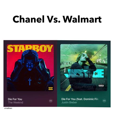 what does chanel vs walmart mean|chanel in marketing.